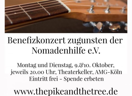 Benefizkonzert am 9. und 10. Oktober in Köln